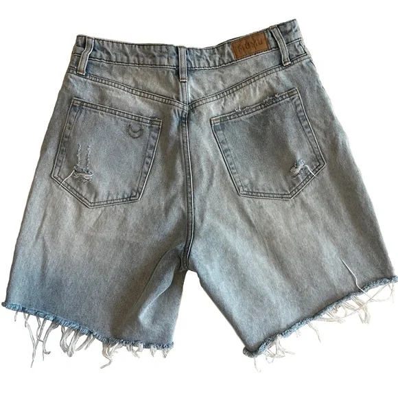 Show Me Your MuMu Ripped Denim Shorts - Picture 4 of 4